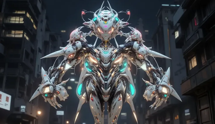  pearl , Beautiful Queen of Spirits , There are lots of transparent iridescent spirit fairies made of ,  stained glass wearing armor robes,  background analyzer 、 (Cyberpunk,  clock punk ,  is ),  on the roof of a skyscraper in an abandoned city , shadow, ...