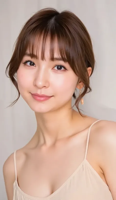 (Big breasts:1.5）、(Big breasts:1.5)、Thin Waist、Hirose Suzu、nipples
