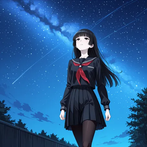 1 girl, beautiful girl,adult,18 years old,black eyes,black hair,long hair,blunt bangs,skinny,masterpiece,general,highres, ultra-detailed,very aesthetic,best quality ,best hands,best eyes,perfect anatomy,anime coloring,easynegative,anime style,white skin,bl...