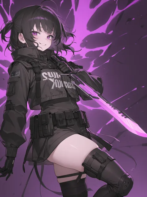 dark vibe、survival knife、bad smile、Menhera、、、Armament