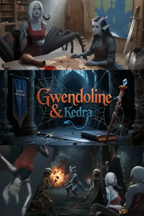 The story of the creation of a series of works about the adventures of Gwendolin