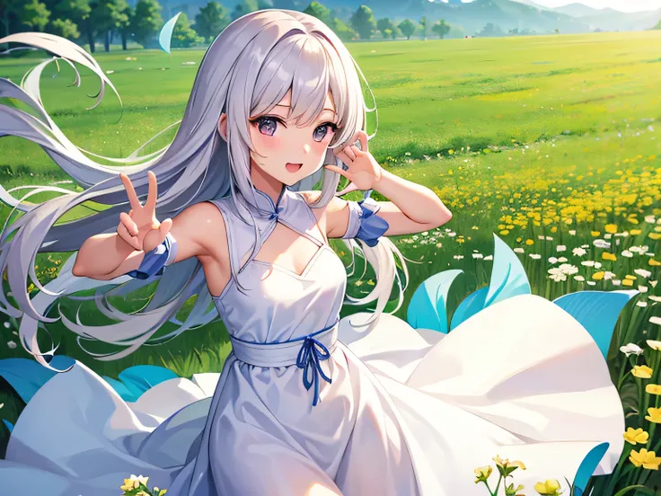 A lot of daikon daikon dances in the field with Takuan