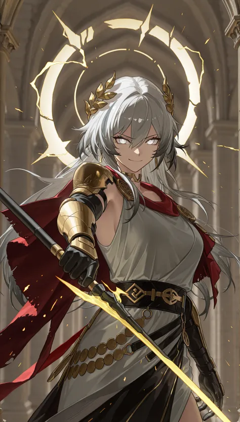 style of [arknights|(748cmstyle:0 . 5)], god rays, cinematic shot,mature, adult, adult woman, masterpiece, best quality, amazing quality, very aesthetic, high resolution, ultra-detailed, absurdres,
1girl, solo, upper body focus, medium shot, side shot, ang...