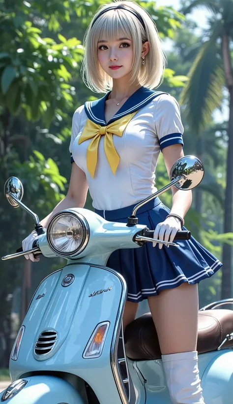 Masterpiece, 8K, Best Quality, Intricate Detail, Ultra Detail, Ultra High Resolution, ((Bright Yellow Eyes: 1.21)), ((Woman: 1.2)), HDR, Ultra Detail, EF 24-70mm f/2.8L II USM, Best Quality, High Quality, ((Photorealistic: 1.4)), ((Skin Detail: 1.2)), ((Bl...