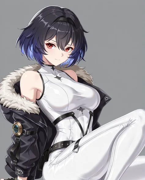style of [arknights|(748cmstyle:0 . 5)], god rays, cinematic shot,mature, adult, adult woman, masterpiece, best quality, amazing quality, very aesthetic, high resolution, ultra-detailed, absurdres,
1girl, solo, upper body focus, side eye, medium shot, side...