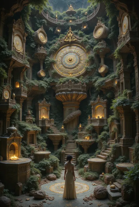 room with lots of puzzles.