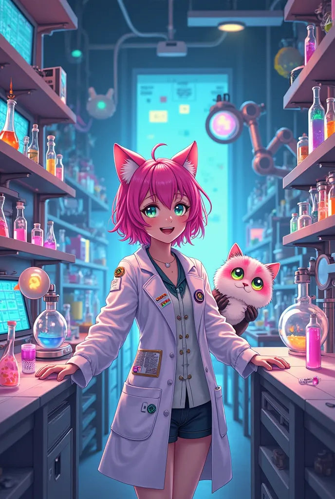 🧪 Cat-Ear Lab – Where Science Meets Whimsy