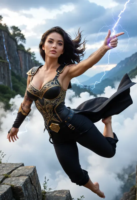 (score_9), (score_8_up, score_7_up), (masterpiece:1.5), (best quality:1.3), (very aesthetic:1.2), (hyper-detailed:1. 05), 8k, ultra-HD, newer, depth of field, (perfect fingers), (realistic), eyeshadow, highres, newer, solo, dynamic pose, dramatic angle, se...