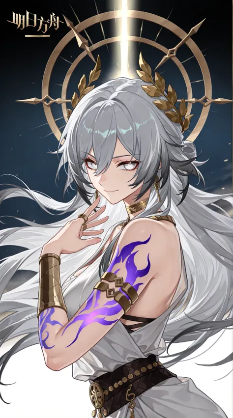 style of [arknights|(748cmstyle:0 . 5)], god rays, cinematic shot,mature, adult, adult woman, masterpiece, best quality, amazing quality, very aesthetic, high resolution, ultra-detailed, absurdres,
1girl, solo, upper body focus, side eye, medium shot, side...