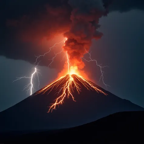 volcanic lightning