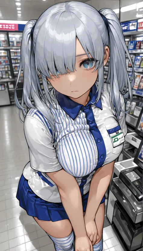 8k、 masterpiece、最High Quality、Highest Level、ultimate image quality、complicated details、high definition、  depth of field、Natural Light、professional lighting、(1 ), (dynamic pose:1.3)、Animated works, battle scene, idiot cat, (Late Night, convenience store bac...