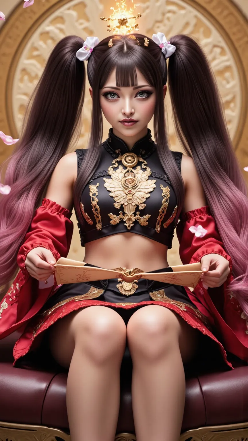 Twin-Tail Empire: The Royal Reign of Hairstyles