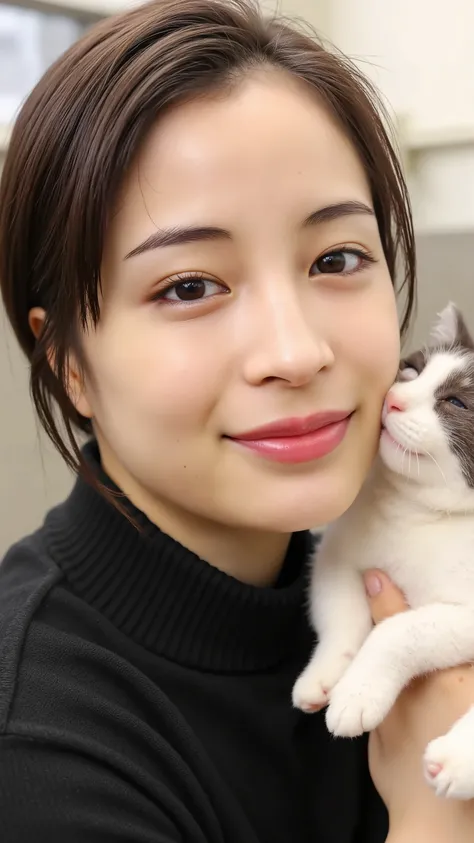  nsfw,beautiful dark haired woman  , Commuter trains in Japan,Crowded, Crowded電車,電車のseatに座っている,  A Japanese middle-aged man in the seat next to him, women are completely naked,  suit for men,is picking a woman's nipple, (  8K ultra HD :0.8),  raw amateur p...