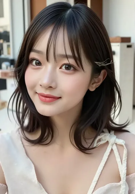 {{Focus on face: 1.8},{{Focus on eyes: 1.8}},{{{Best quality: 1.8}}}, {Best quality: 1.8}, {:1.8}},,{Natural makeup: 1.8},{{Clear eyes: 1.8}, {Transparent white skin}, {Professional lighting)}},{High precision selection},{{{{Upper body photo}}}},{{Single h...