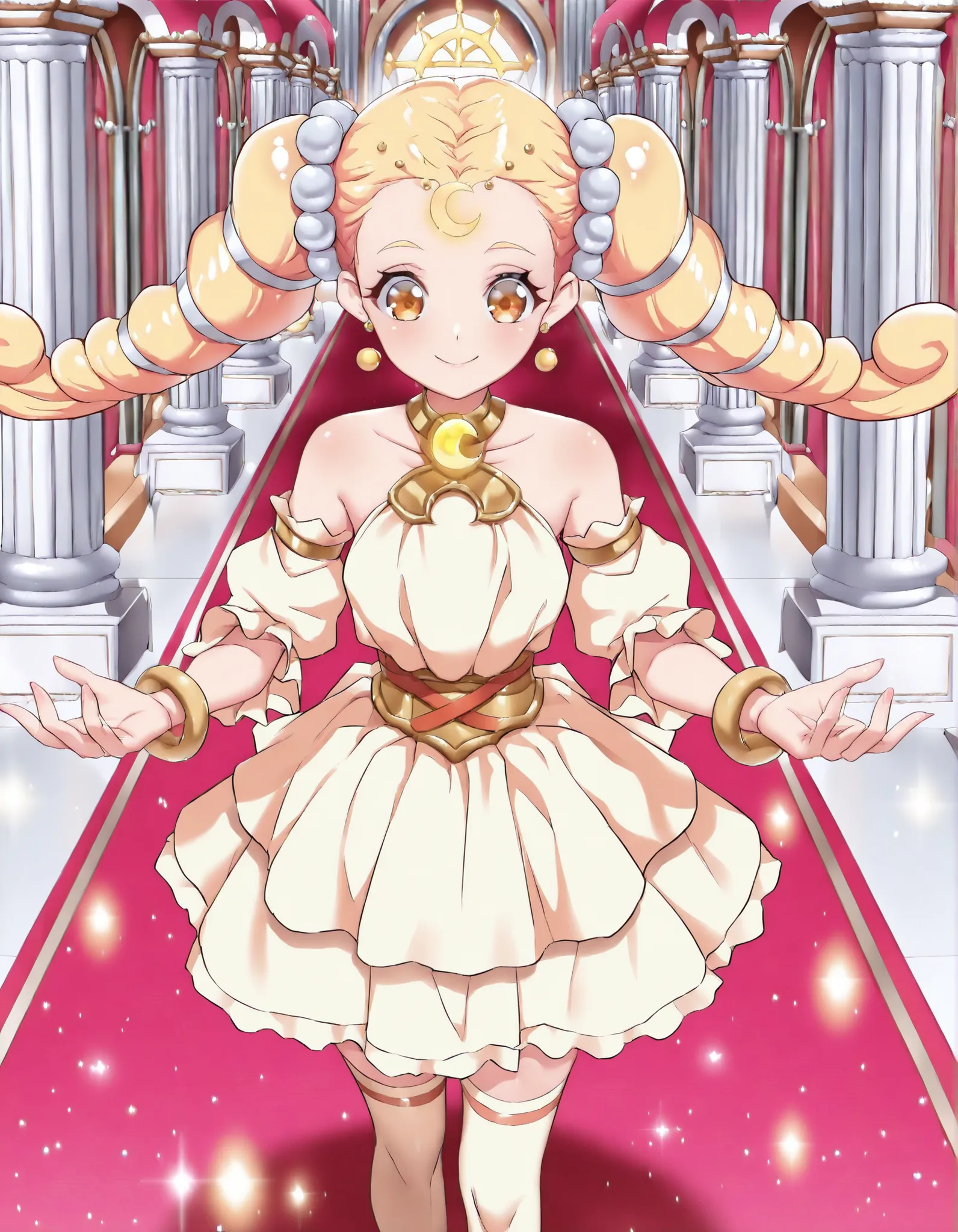(masterpiece), best quality, (best illustration), amazing quality, very aesthetic, perfect body, shiny skin, perfect eyes, detail1eye, well-defined fingers, beautiful detailed face, source_anime, anime style, (((solo, 1girl, solo_focus))), libraprincess,  ...