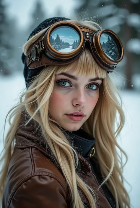 Steampunk girl style by Flux