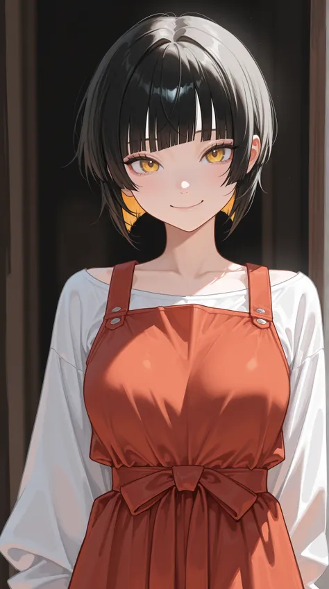 womanhood, Smile Yan, Bangs cut ,