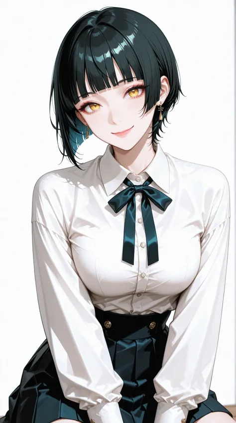 womanhood, Smile Yan, Bangs cut ,