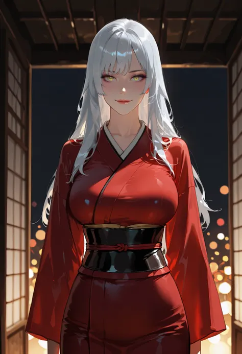 high res image, 1girl, solo, looking at viewer, blushed red, light smile, large breasts, slender body
bokeh,
soft light rays, high contrast, backlighting,
BREAK,
sunzhantian, long hair, silver hair, yellow eyes, eyelashes,
masterpiece, ultra-HD, cinematic...