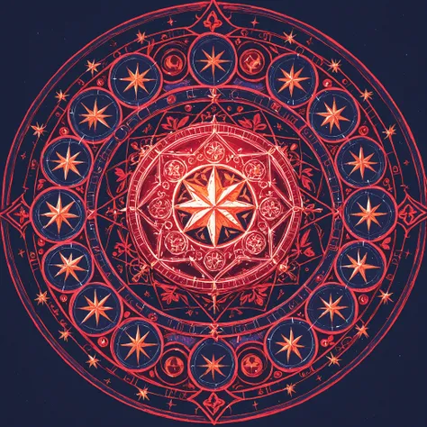 The Star Cluster Jewelry Box in a harmonic mandala composed of items from nature