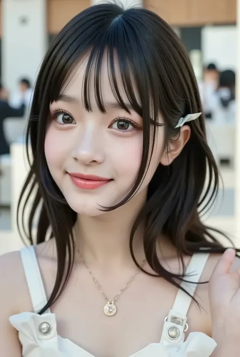 {{focuses on the face: 1.8},{{focus on the eyes: 1.8}},{{Focus on your eyes :1.6}},{{{top quality: 1.8}}}, {top quality: 1.8}, {bang:1.8}},,{natural makeup: 1.8},{{Clear Eyes: 1.8}, {Beautiful Fingertips:nail polish:1.8}, {professional lighting)}},{high-pr...