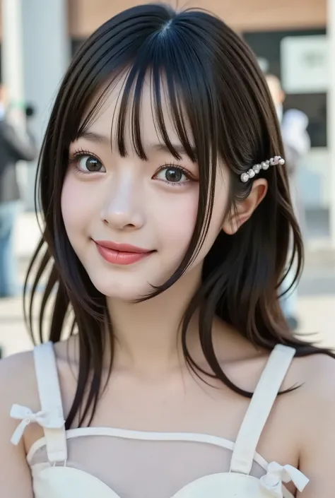 {{focuses on the face: 1.8},{{focus on the eyes: 1.8}},{{Focus on your eyes :1.6}},{{{top quality: 1.8}}}, {top quality: 1.8}, {bang:1.8}},,{natural makeup: 1.8},{{Clear Eyes: 1.8}, {Beautiful Fingertips:nail polish:1.8}, {professional lighting)}},{high-pr...