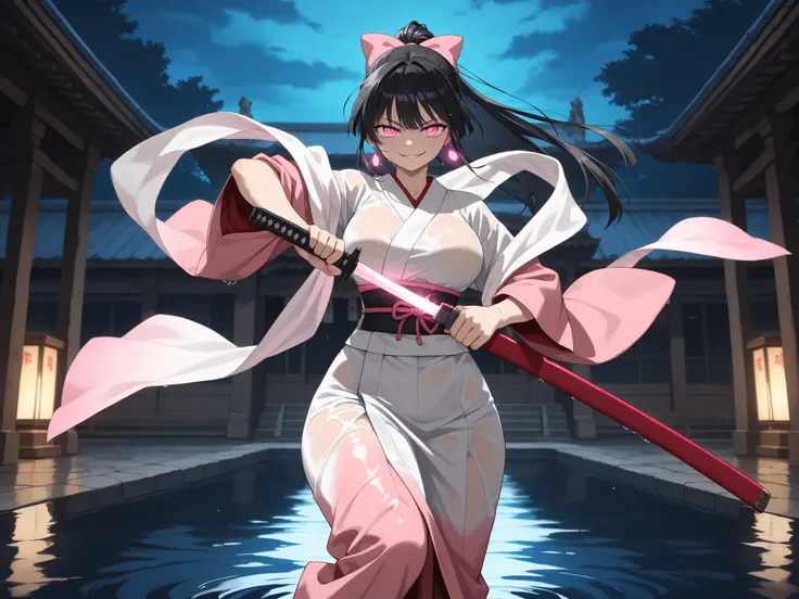 (anime coloring),(anime style),(masterpiece:1.2), (best quality:1.2), (very aesthetic:1.2), (absurdres:1.2), (detailed background:1.2),(newest),(highly detailed),(dynamic lighting), kagari hiyuki (kagurabachi),1girl, kagari hiyuki, black hair, long hair ha...