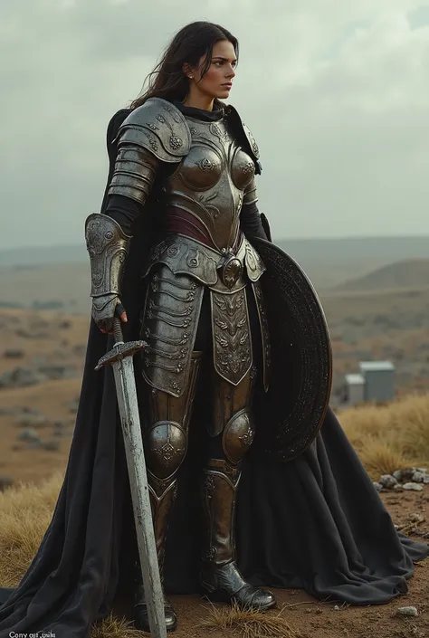 woman in armor