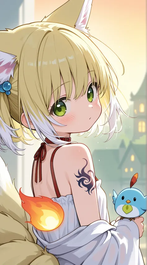 Witch, Little bird of fire, Small Wind Chimes, Suzuran tattoo,