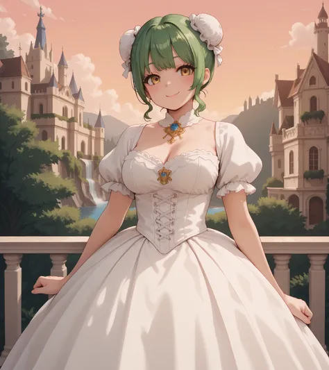 score_9, score_8_up, score_7_up, source_anime, solo, pixel art, 1girl, (bun cover, double bun), hoopdress BREAK
Large breasts, green hair BREAK short hair, double bun, (bun cover), yellow eyes BREAK
Victorian_dress, white dress BREAK
Looking at viewe...