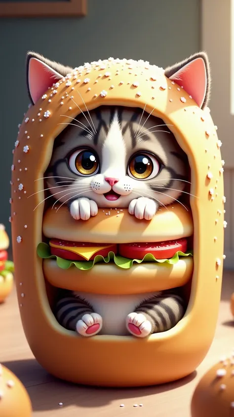 Hamburger  cat