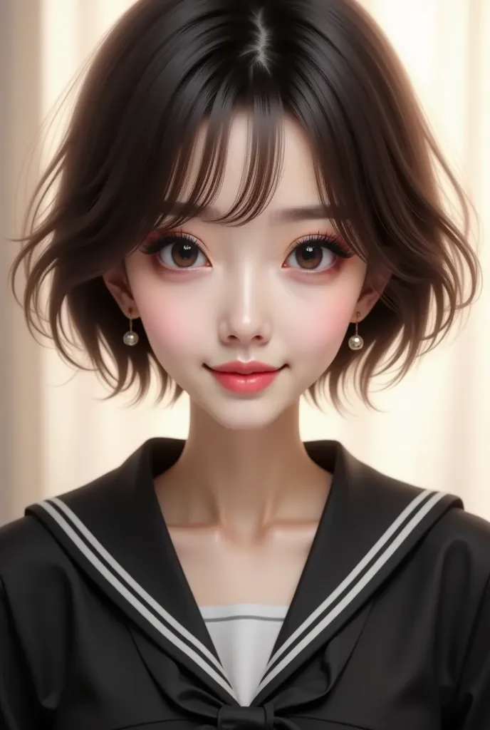 ショートヘアの女性Ⅲ Flux