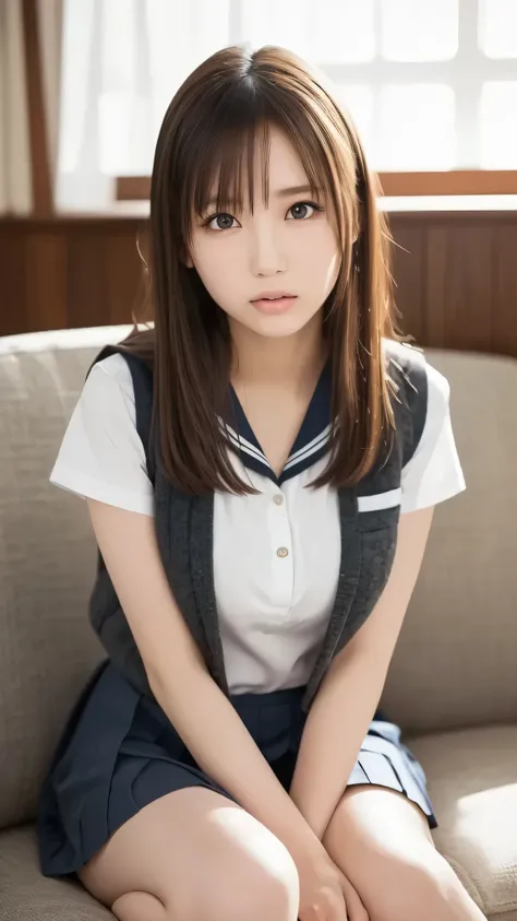 top quality, face focus, soft light in a mental hospital, super high resolution, (photorealistic:1.4), raw photo,
1 Japanese, solo, cute, (pupil, Individual Eye Light), detailed beautiful face, (Big breasts),(High-resolution details of human skin texture...