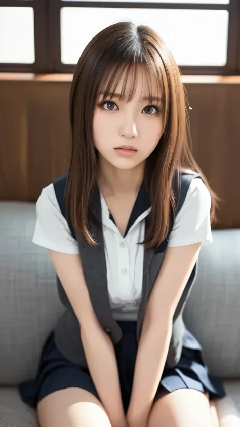 top quality, face focus, soft light in a mental hospital, super high resolution, (photorealistic:1.4), raw photo,
1 Japanese, solo, cute, (pupil, Individual Eye Light), detailed beautiful face, ((Big breasts),(High-resolution details of human skin textur...