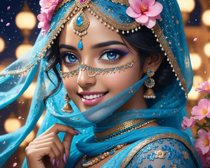 woman with veil