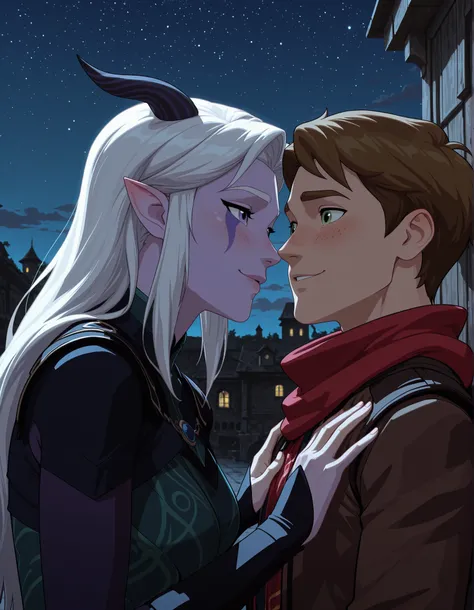  dr4g0n-style, masterwork, masterpiece, highres, very aesthetic, absurdres, 8k, uhd, high detailed face, absolutly gorgeous, high detailed eyes, perfect eyes, dynamic light, dynamic angle, natural light, 1girl, half closed eyes, long hair, blush, violet ey...