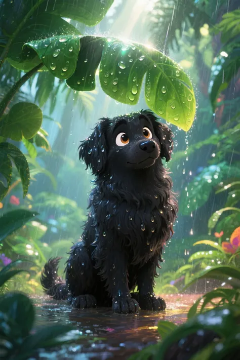 Rainy Dog Daydream 🌿
