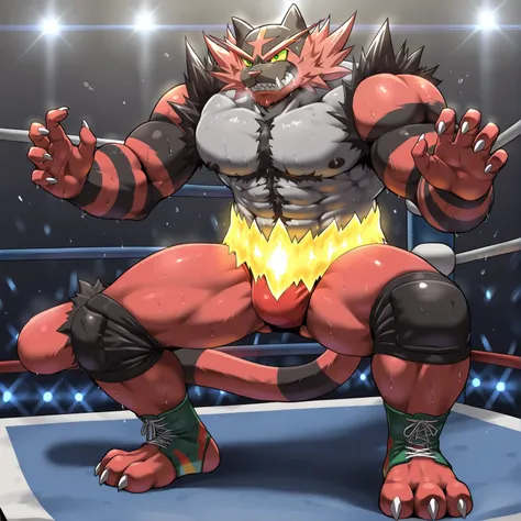 Incineroar (Bna_V5 art style) Illustrious