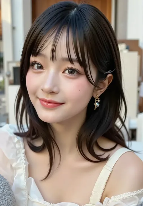 {{focus on your face: 1.8},{{focus on the eyes: 1.8}},{{{top quality: 1.8}}}, {top quality: 1.8}, {bungs:1.8}},,{natural makeup: 1.8},{{Clear Eyes: 1.8}, {Beautiful Fingertips:Manicure:1.8}, {professional lighting)}},{high-precision selection},{{{{photo of...