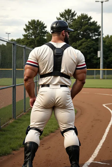 highly detailed, Award winning, dynamic, realistic, highest quality, 32k uhd, incredibly detailed, intricately detailed, ultra detailed, ultra high quality, high detail, ultra detailed, masterpiece, back view, full body, 1men, (white european man), (wearin...