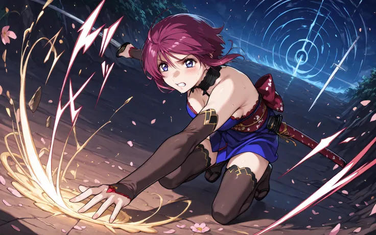 score_9, score_8_up, score_7_up,BREAK,masterpiece, best quality,,amazing quality,source_anime,anime coloring, absurdres,A very detailed and Hi-Res image、lightning crackling around, (beautiful and detailed face),1girl,(solo),(((lunamaria:1.1))),1girl,,(((Lu...