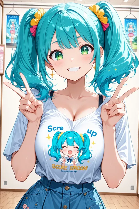 masterpiece, anime artwork, score_9_up, score_8_up, flat anime style, 1girl, 20 years old, delicate Japanese facial features, soft angular jawline, small refined nose, naturally arched eyebrows, large expressive forest green eyes with intricate mandala-lik...