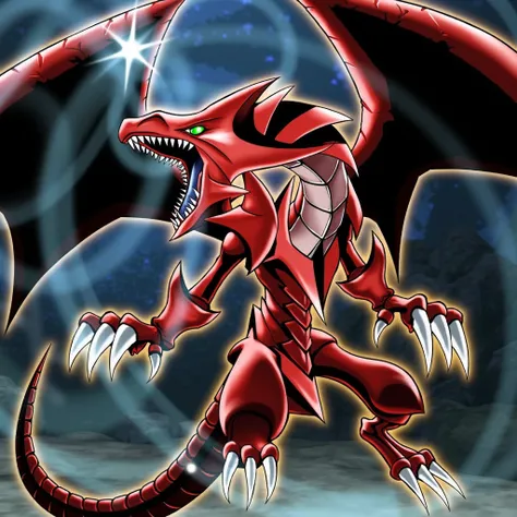 Green-Eyes Red Dragon