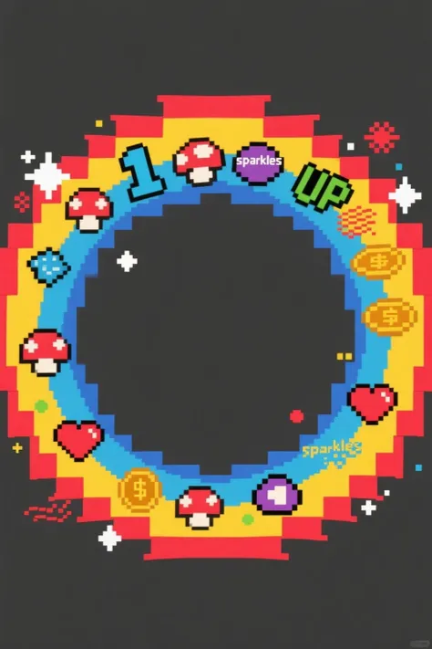 Pixel Avatar frame