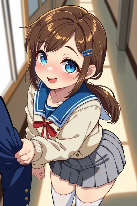 a high-quality digital drawing, clean and sharp details, anatomically correct, ((vibrant colors)), 1girl, ((cinematic lighting)), (masterpiece), (8k quality), (top rated on pixiv), (cutiepie), sfw, (moe), (open mouth),

break,
((short round face)), ((large...