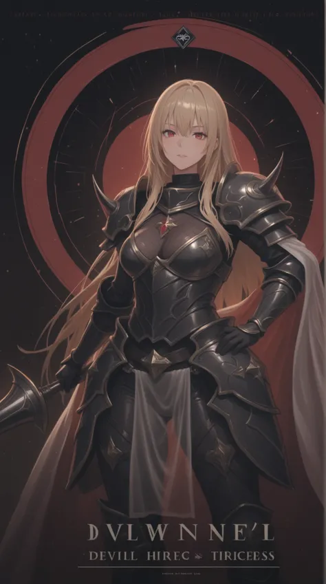 womanhood, Tight Night Armor, crystal cover , Emblem Shoulder Armor, circle, see-through cloth, Devil Lance