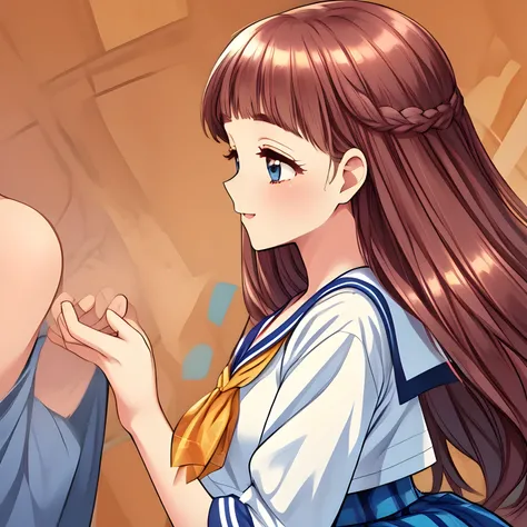 (highest quality, masterpiece:1.5), highest quality, High resolution, 1080p, 8K, (Too beautiful, neatest ((beautifully grown and Evolved with grace)) Mai Sakuragi, Girl's love-story comic heroine, ((Too much beloved)) noble grown beautiful beautiful lady w...