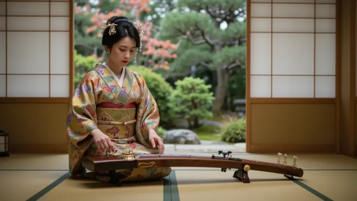 A woman playing the koto v1.2