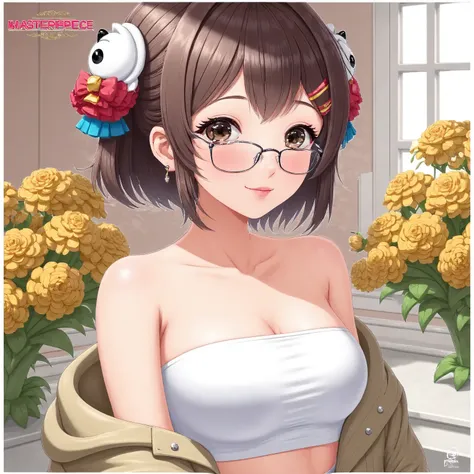 glasses girl SDXL v1.0
