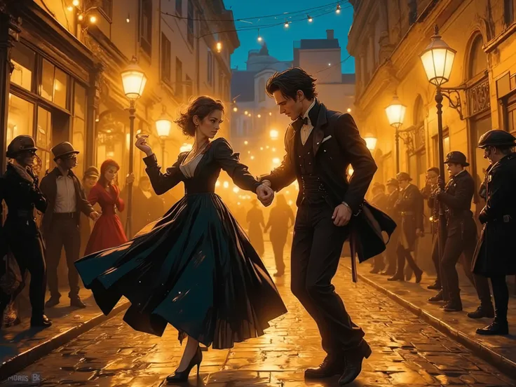   A small square of a provincial town on Friday evening turns into a stage for an improvised musical for a librarian and a bandit in love, passers-by start dancing, gendarmes shrug their shoulders